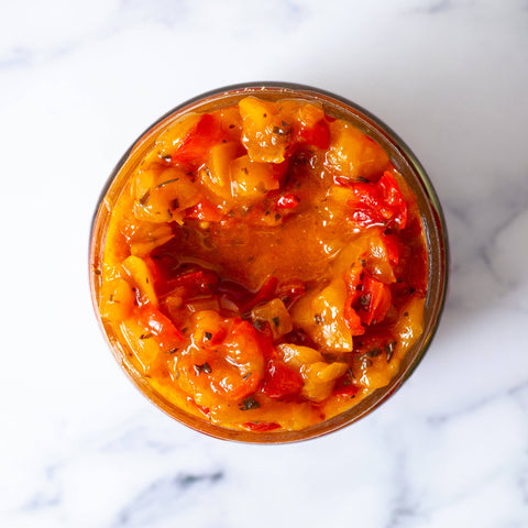 Balsamic Vinegar Peppers, 11 oz - Fourth Creek Food Co.