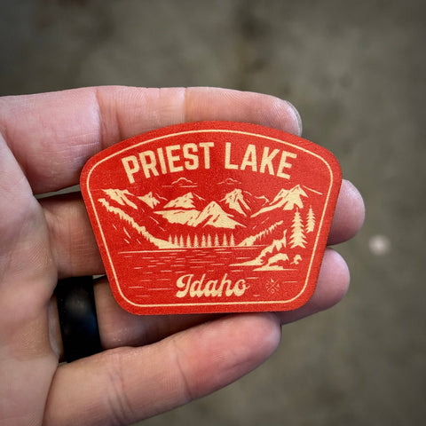 Classic Priest Lake Idaho, 2" Wooden Magnet