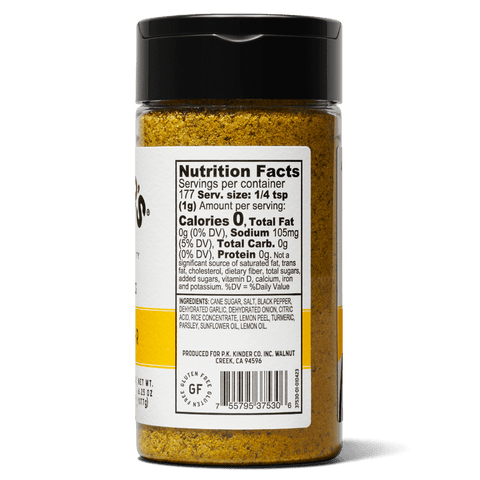 Lemon Pepper Seasoning, 6.25 oz - Kinder's Sauces & Seasonings
