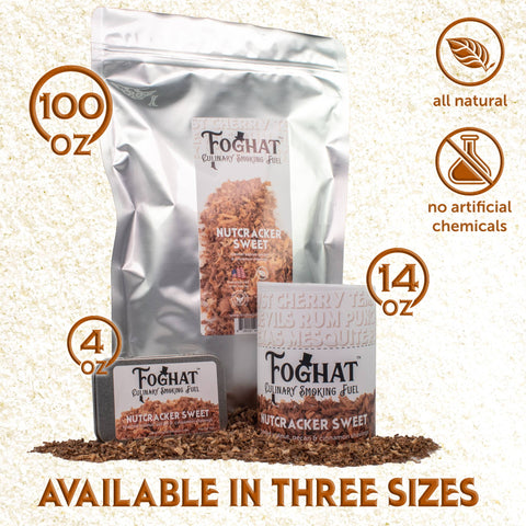 Foghat Culinary Smoking Fuel: Nutcracker Sweet, 4oz - ThousandOaksBarrelCo.