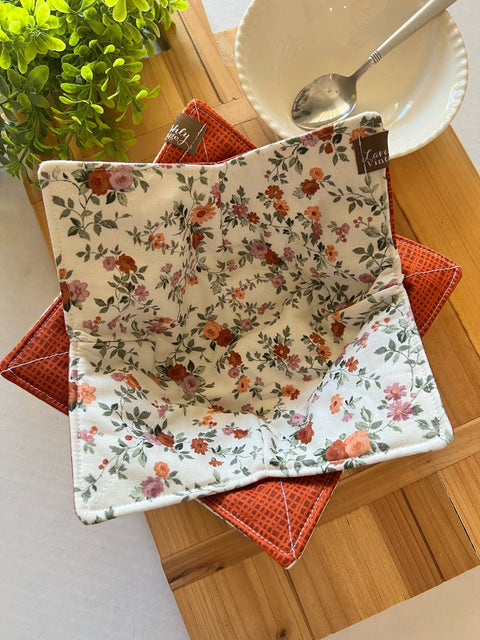 Emily Floral Bowl Cozy - Lavishly Vintage