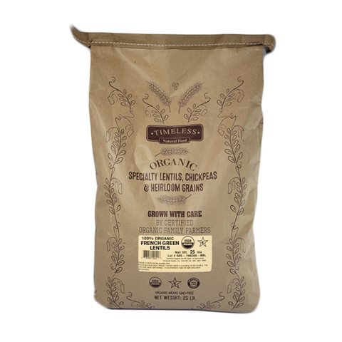 Organic French Green Lentils, $6.00/lb - Timeless