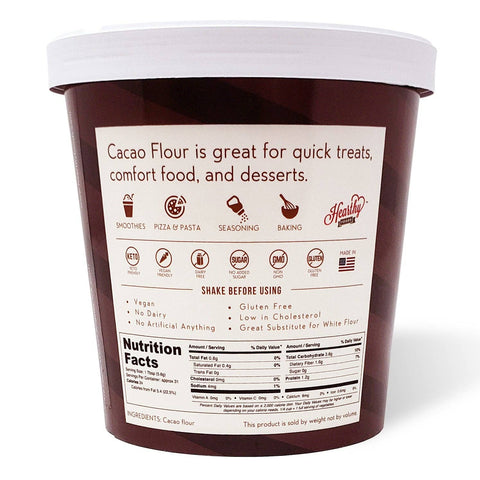 Cacao Flour, 1 lb - Hearthy Foods