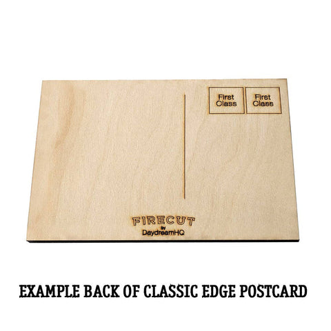 Power & Grace, Wood Classic Edge Postcard - DaydreamHQ