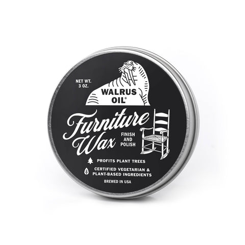 Furniture Wax Finish and Polish, 3oz - Walrus Oil