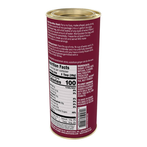 Red or White Wine Slush - Original Blend, 12oz Round Tin - McSteven's