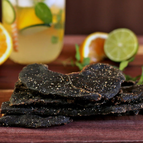 Black Peppered Elk Jerky - All-Natural, 3oz - Mahogany Smoked Meats
