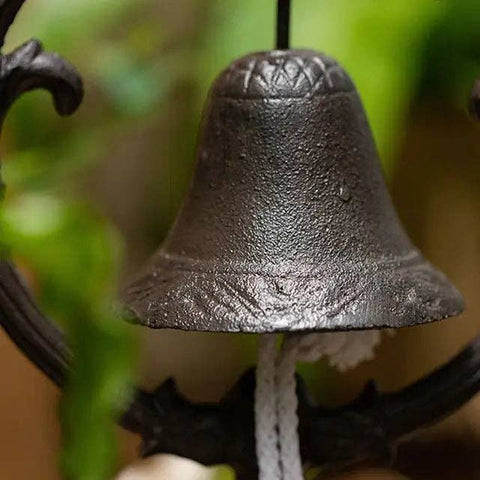 Cast Iron Tabletop Dinner Bell, 16" tall - Vagabond Vintage