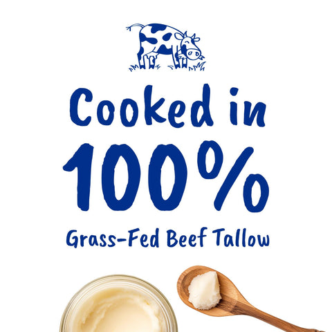 Tallow Purple Sea Salt Kettle Cooked Potato Chips, 5 oz Bag - Roots Potato Chips