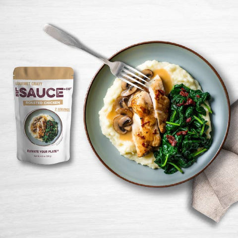 Roasted Chicken Gourmet Gravy, 4 Servings, 8.8 oz - Le Sauce & Co.