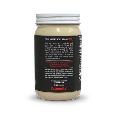 American Waygu Tallow, 14 oz - Fatworks