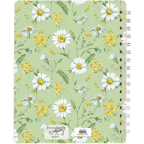 Daisy Spiral Notebook, 120 pgs - Primitives by Kathy