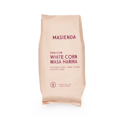 Heirloom White Corn Masa Harina, 2.2 lb - Masienda