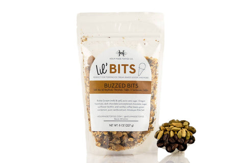 Buzzed Bits - Lil' Bits Dessert Topper, 8 oz - Holm Made Toffee Co.