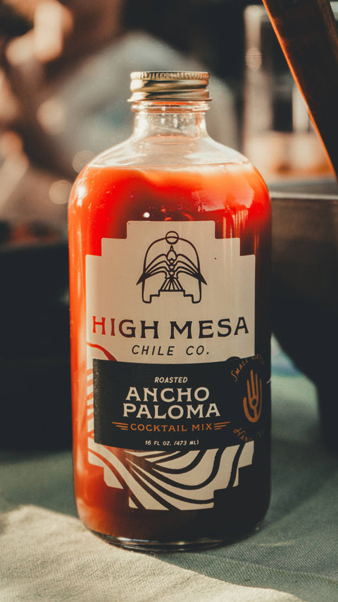 Roasted Ancho Paloma Cocktail Mix, 16 oz - High Mesa Chile Co.