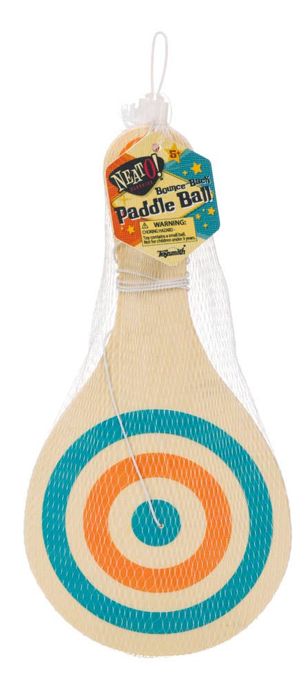 Neato! Bounce Back Paddle Ball - Toysmith