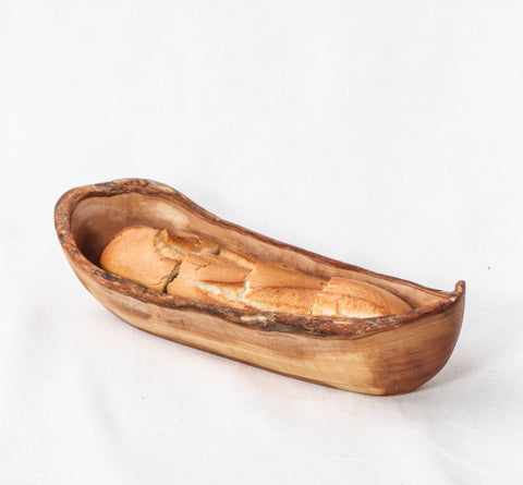 Olive Wood Bread Basket, 9.8" – ArtisRaw