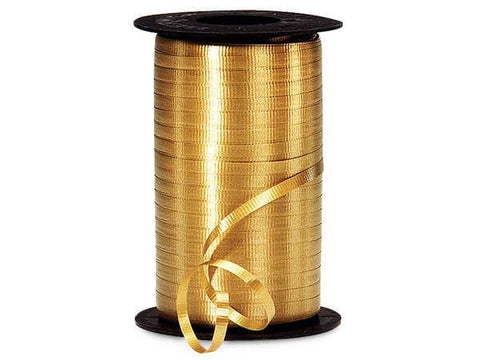 Poly Curling Ribbon: Holiday Gold, 3/8"x250 yards - Nashville Wraps