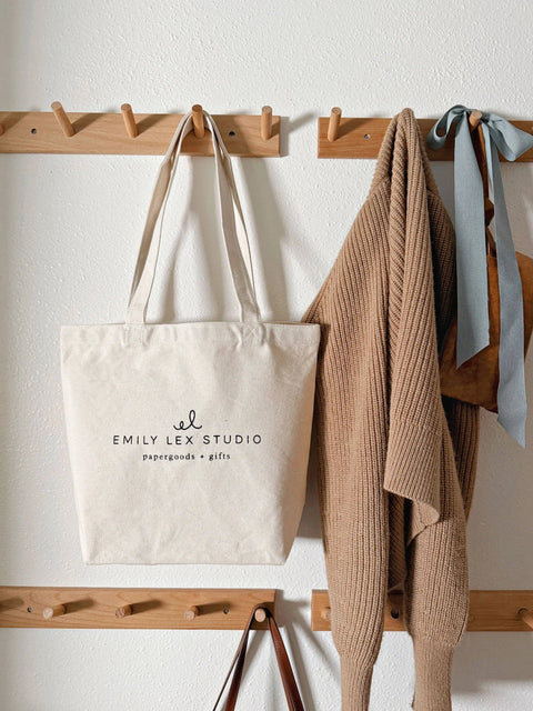 Canvas Art & Carryall Tote Bag, 12"x14" - Emily Lex Studio