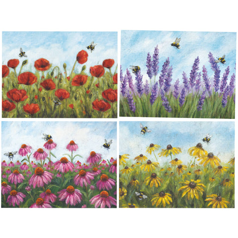Garden Note Card, Set of 8 - Primitives by Kathy