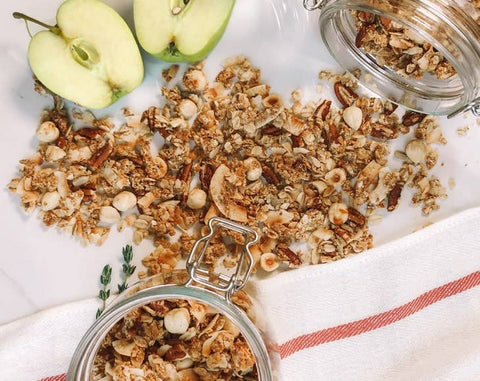 Organic Golden Crunchy Granola – Small Batch, Handcrafted: 6oz - Food To Live