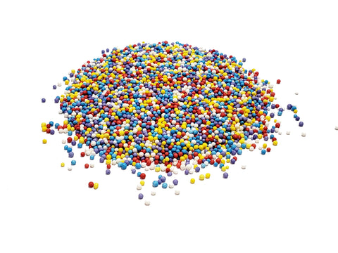 Naturally Colored Rainbow Nonpareils, 3.9 oz - Pepper Creek Farms