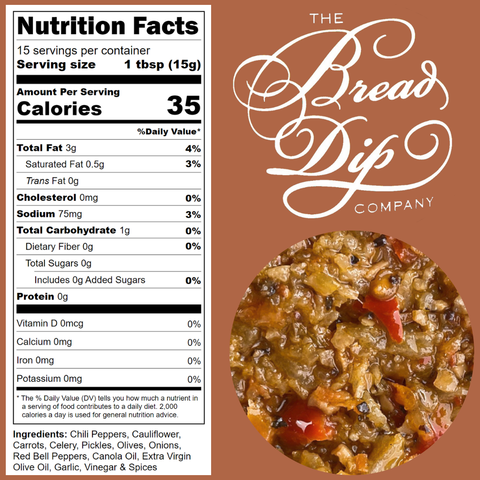 Peppers & Spice Bread Dip, 8 oz - The Bread Dip Company