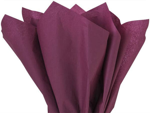 Tissue Paper: Burgundy, 24 Pack, 20x30"