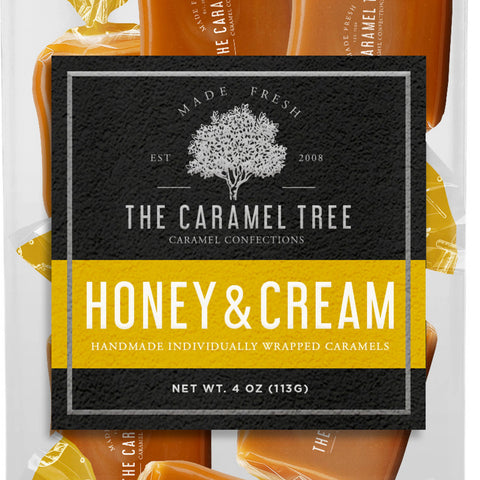 Honey & Cream Caramel Gift Bag, 4 oz - The Caramel Tree®
