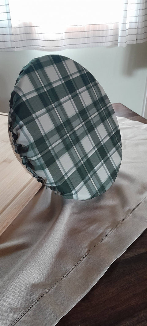 Plaid XL Waterproof Lined Bowl Cover - Keetna Farm Goods