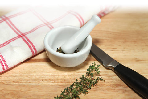 Porcelain Mini Mortar and Pestle, 2.75"x1.5" - Fox Run Brands