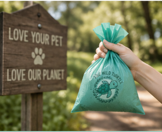 Dog Poop Bags, Extra Thick, Leak-Proof, 150 with Dispenser - My Rustic Roots