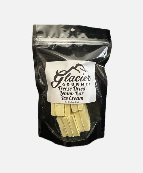 Freeze Dried Lemon Bar Ice Cream, 3 oz Bag - Glacier Gourmet
