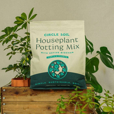 Premium Houseplant Mix, 2 Gallon - Circle Soil