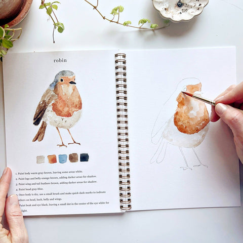 Birds Watercolor Workbook - Emily Lex Studio