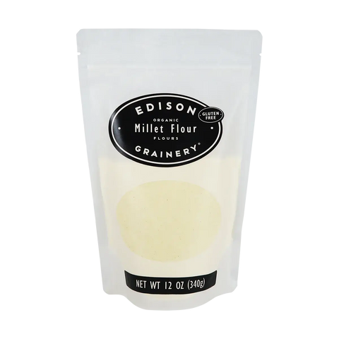Organic Millet Flour, 12 oz - Edison Grainery