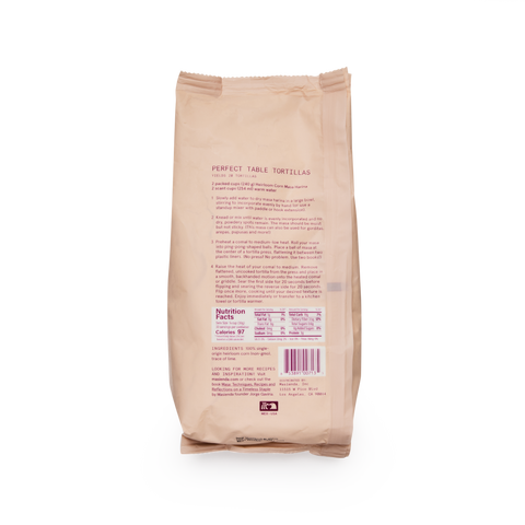 Heirloom White Corn Masa Harina, 2.2 lb - Masienda