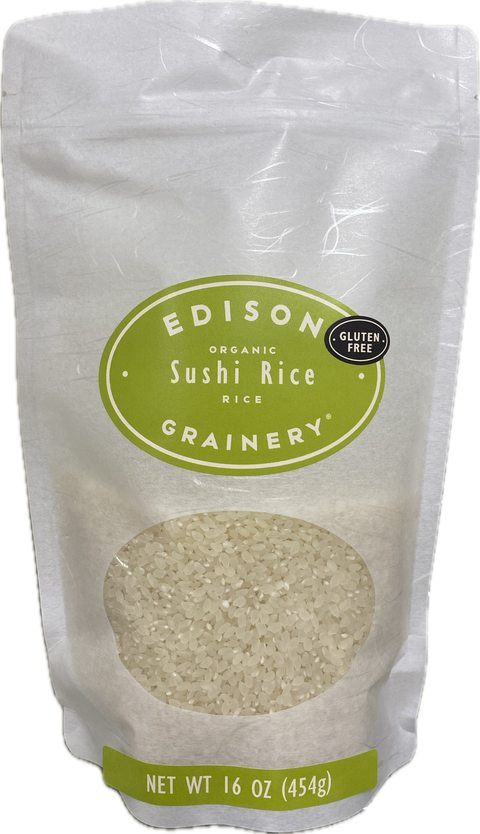 Organic Sushi Rice, 16 oz - Edison Grainery