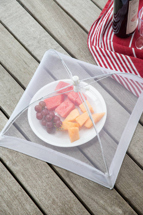 Regular Square Food Umbrella, Mesh Screen, 13" - Fox Run Brands