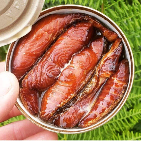 Wild Alaskan Smoked Salmon Tin - Sea to Shore Seafood