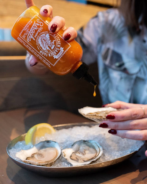 Organic Habanero Sriracha, 8 oz - Kitchen Garden Farm