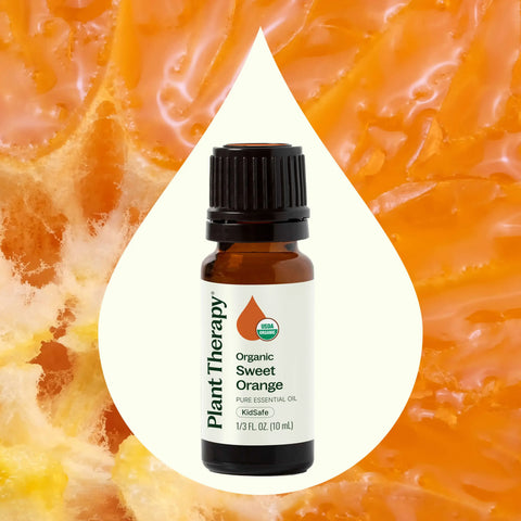Organic Sweet Orange Essential Oil, 10 ml - Plant Therapy