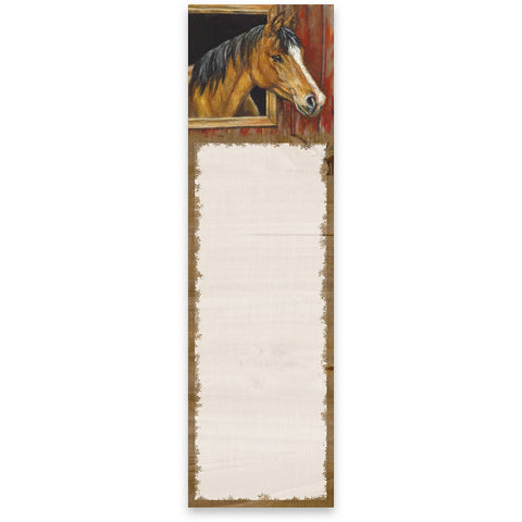 Buckskin Horse List Pad - Primitives by Kathy