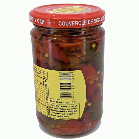 TuttoCalabria Sliced Calabrian Chili Peppers | 10 oz.: Single Jar (10 oz.) - Wholesale Italian Food
