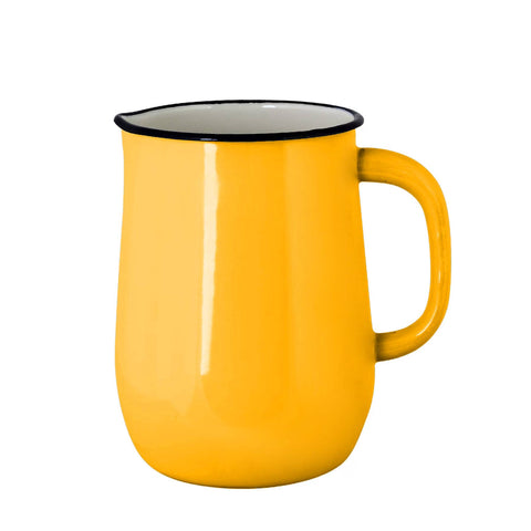 2.5L Mustard Vintage Enamel Pitcher - STP