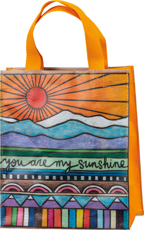 You Are My Sunshine Daily Tote, 8.8"x10.3"x4.8" - Primitives by Kathy