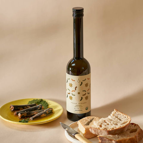 Organic Extra-Virgin Moroccan Olive Oil, 16.9 oz (500ml) - Villa Jerada