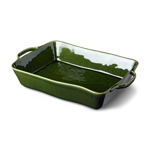 Harvest Fields Large Rectangular Baker 16x10.25x3"