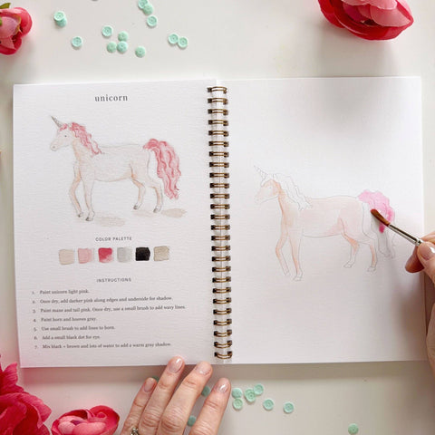 Fairytale Watercolor Workbook - Emily Lex Studio