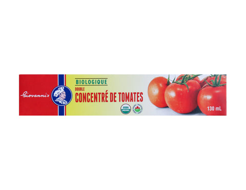 Tomato Paste, 4.5 oz tubes, Made in USA, USDA Organic - Giovanni's